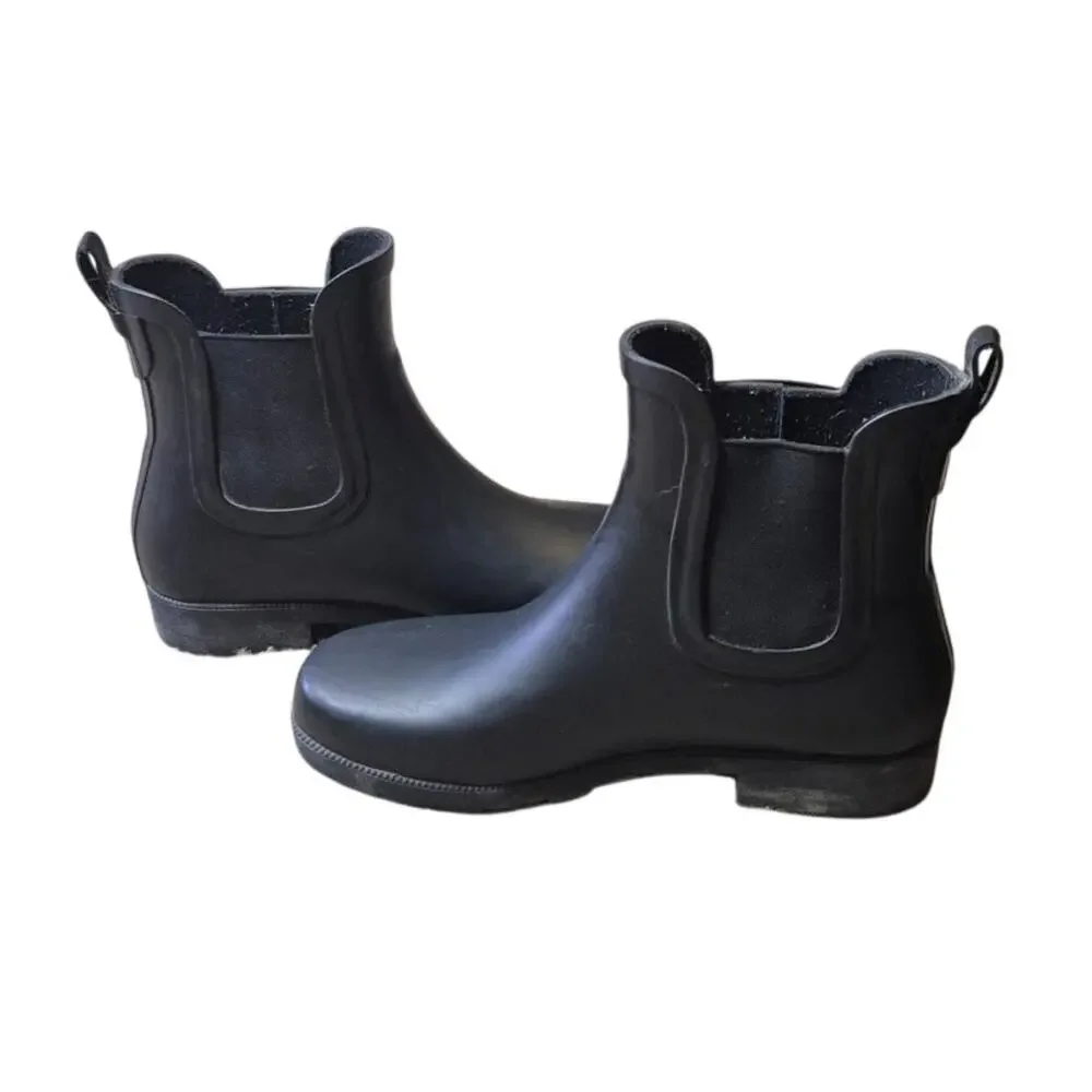Eddie Bauer Womens Hailey Waterproof/Weather Resistant Stretch Rain Boot Size 9